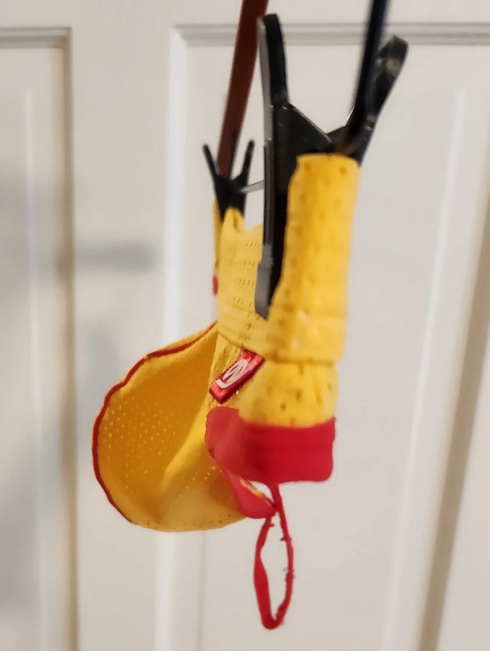 😈Wang Jiang😈 - Yellow/Red Mesh G-String
